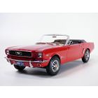 FORD MUSTANG cabriolet 1966 rouge  1/18