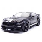 FORD MUSTANG SHELBY GT500 noir & bandes blanches 1/18 2022