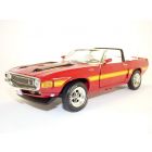 FORD MUSTANG SHELBY GT500 cabriolet 1970 rouge Candy 1/18