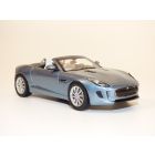 JAGUAR F-type V8S cabriolet gris Satellite / bleu métallisé 1/43 