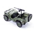 JEEP WILLYS débarquement 1944 + fusil M16 1/18 WW2