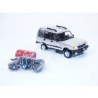 LAND ROVER DISCOVERY 1 gris 1998 1/64 & roues Offroad