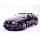 NISSAN SKYLINE GTR R33 V-Spec Violet Midnight 1/18 1995 GT-R