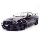 NISSAN SKYLINE GTR R34 violet midnight Z TUNE 1/18