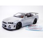 NISSAN SKYLINE GTR R34 gris métallisé NISMO 1/18