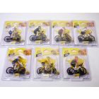Pack de 7 cyclistes du TOUR DE FRANCE 1/18