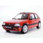 PEUGEOT 205 GTi 1.9l rouge avec toit ouvrant & jantes Gutmann 1/18