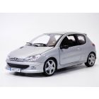 PEUGEOT 206 RC gris aluminium 1/18