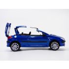 Occasion en boite PEUGEOT 206CC bleu 1/43 206 CC