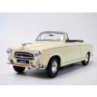Occasion en boite PEUGEOT 403 CABRIOLET beige et intérieur noir 1/18