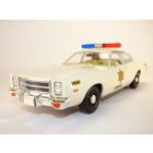 PLYMOUTH FURY Police Hazard county 1/18 - Film Sheriff fais moi peur