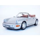 PORSCHE 911 - 964 CARRERA 2 cabriolet gris 1/18