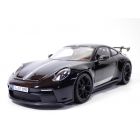PORSCHE 911 - 992 GT3 noir & bandes DESIGN 1/18 2023