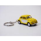 PORTE CLE VW COCCINELLE jaune 1/64 clef