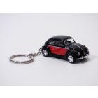 PORTE CLE VW COCCINELLE noir & rouge 1/64 clef