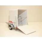 REMORQUE VAN transports chevaux POLITIE 1/43 Police Pays Bas