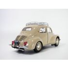 RENAULT 4CV beige avec galerie de toit 1/18