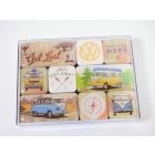 Set de 9 MAGNETS de frigo VOLKSWAGEN Lets' get lost