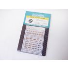 Sticker métal logo BMW - Mini COOPER 1/43 1/24 1/18