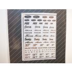 Sticker métal logo FORD 1/43 1/24 1/18 RS Focus Fiesta ST Mustang GT