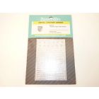 Sticker métal logo PORSCHE 1/43 1/24 1/18