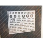 Sticker métal logo VOLVO 1/43 1/24 1/18 Turbo t5-R 850 240 GL XC90