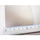 Sticker métal PLAQUE ALUMINIUM STRIE 1/43 1/24 1/18 70x70mm