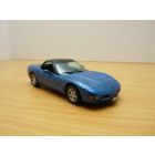 CHEVROLET CORVETTE C5 CABRIOLET fermé bleu 1/43