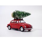 VOLKSWAGEN COCCINELLE 1303 rouge & sapin de noël 1/43 Jet Car VW Cox Christmas