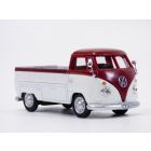 VOLKSWAGEN COMBI T1 pick up blanc & bordeaux 1/43