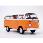VOLKSWAGEN COMBI T2 bus orange & blanc 1/24 1974