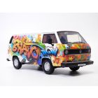 VOLKSWAGEN TRANSPORTER T3 van graffiti 1/24 VW Tag Bravo