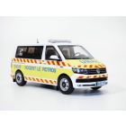 VOLKSWAGEN TRANSPORTER T6 ambulance SAMU Nogent le Rotrou 28 1/43