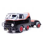 VOLKSWAGEN COMBI T1 Cool + remorque l'agence tous risques 1/18 van VW