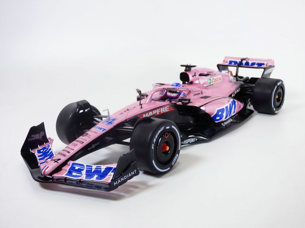 F1 n°14 ALPINE A522 Alonso GP Bahrein 2022 1/18