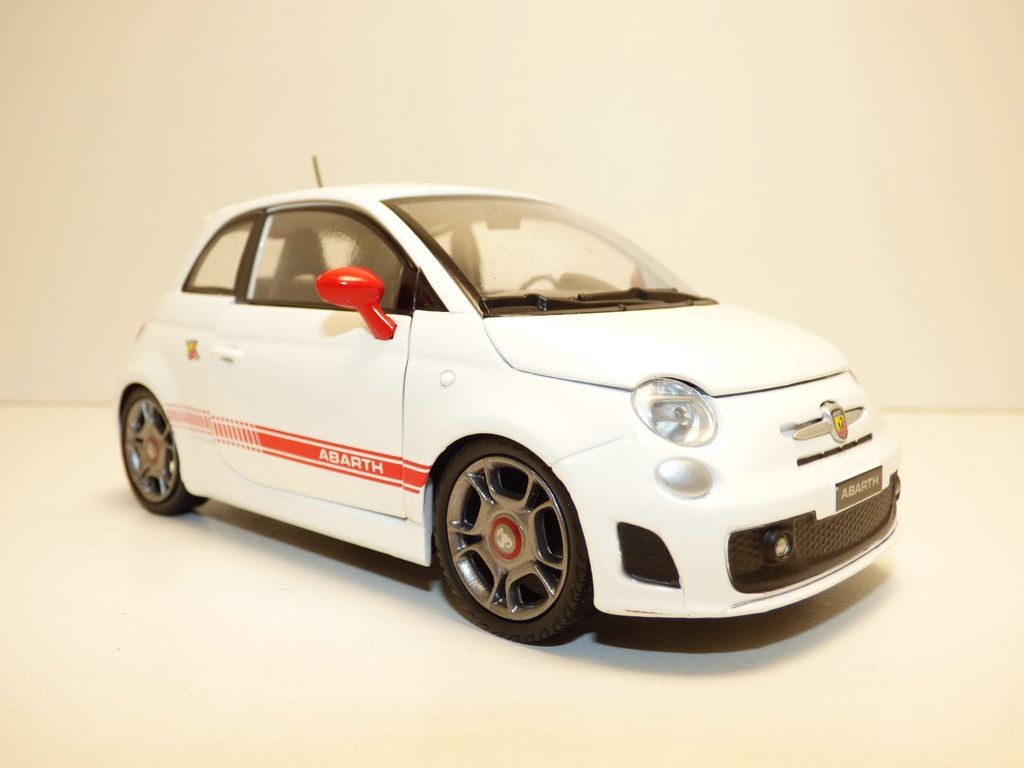 Detalles De Fiat 500 Abarth Blanc 124