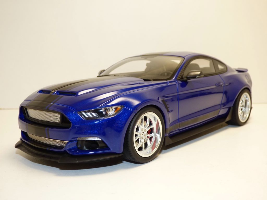 Details About Ford Mustang Shelby Gt350 Widebody Bleu Deep Impact 118