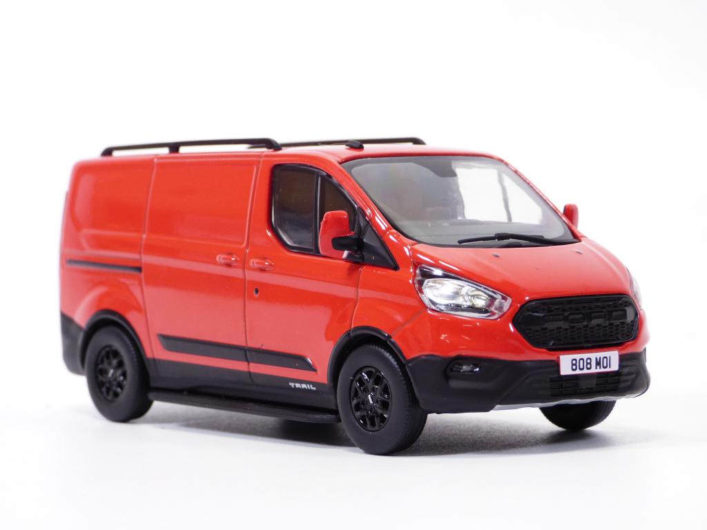 FORD TRANSIT Custom Trail 2.0 rouge Race 1/43 L1H1 5063129005979 | eBay UK