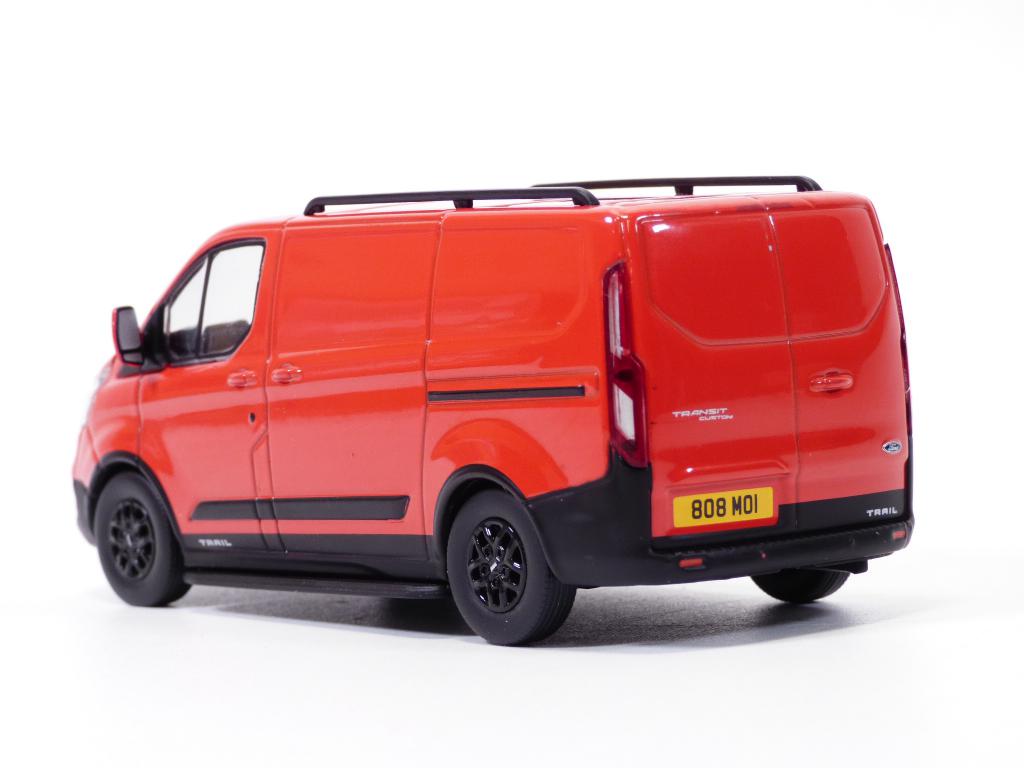 FORD TRANSIT Custom Trail 2.0 rouge Race 1/43 L1H1 5063129005979| eBay