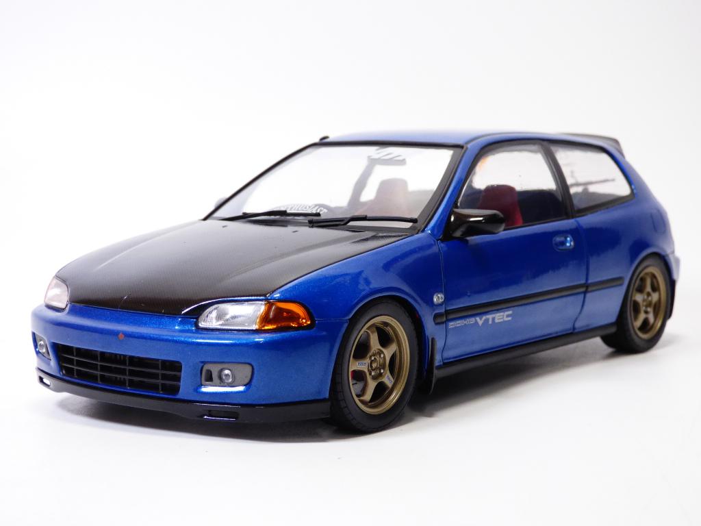 HONDA CIVIC EG6 WORKS bleu Cobalt 1/18 SIR RHD 1.6 VTi 3663506041839| eBay