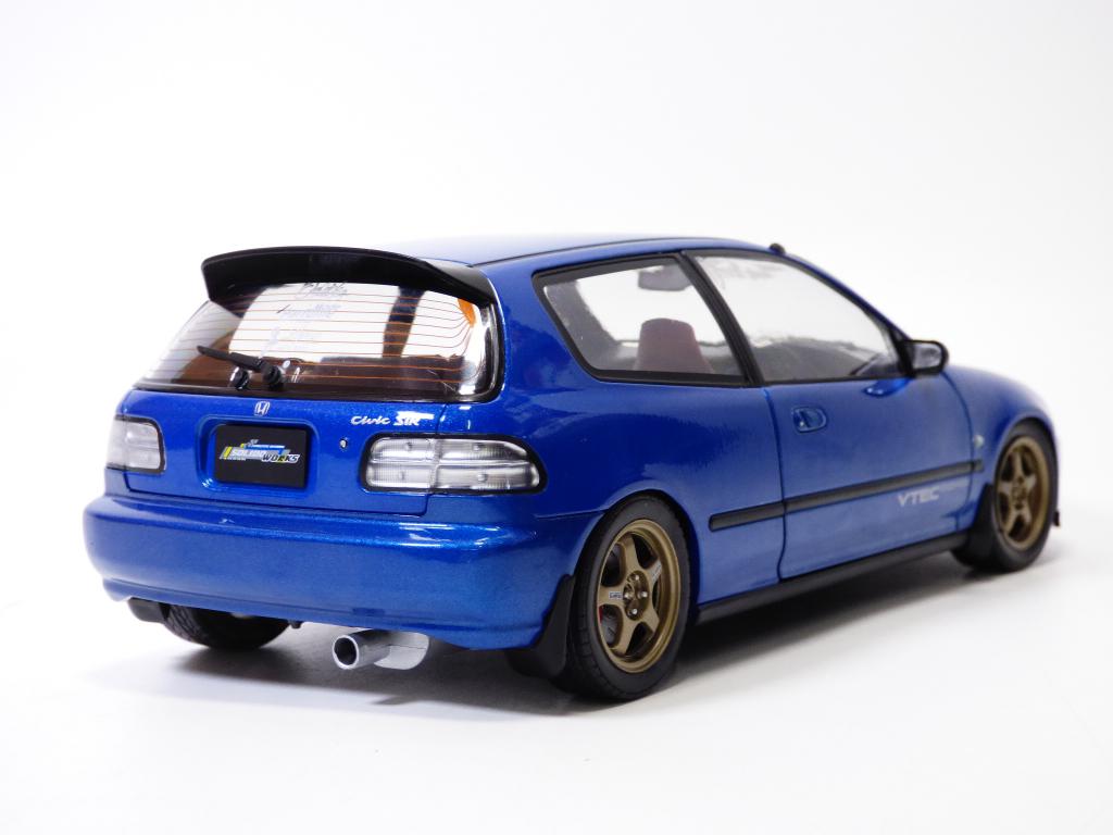 HONDA CIVIC EG6 WORKS bleu Cobalt 1/18 SIR RHD 1.6 VTi 3663506041839| eBay
