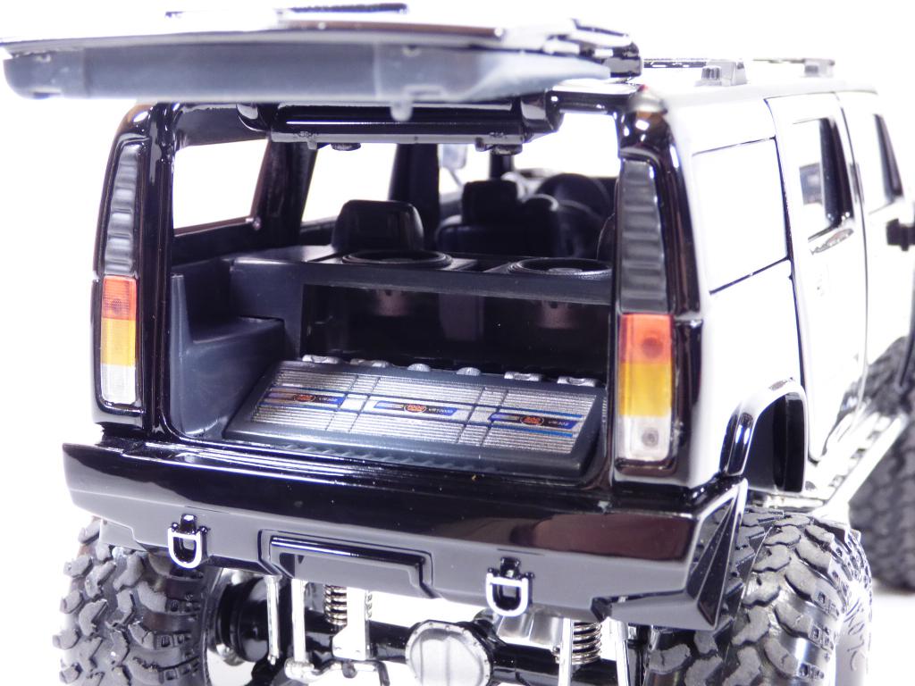 HUMMER H2 noir 4x4 surélevé SUT 1/24 Off road Tuning | eBay