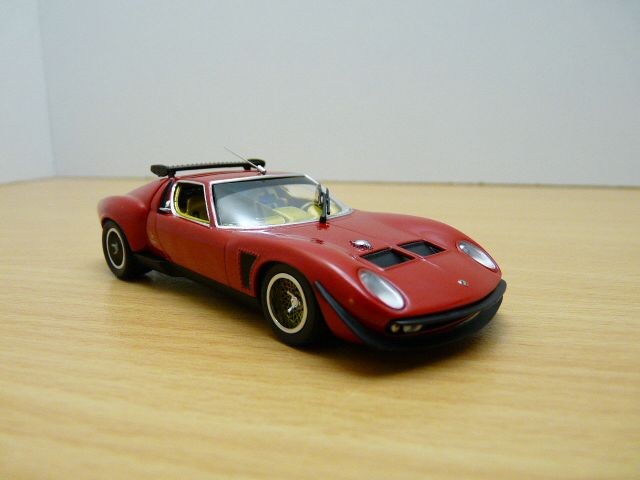 Details about LAMBORGHINI JOTA SVR rouge 1/43 Miura