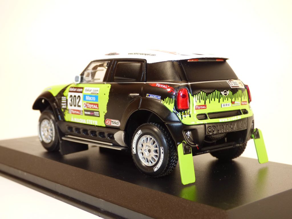 MINI ALL4 racing vainqueur Dakar 2013 Stephane PETERHANSEL 1/43 - Imagen 2 de 8
