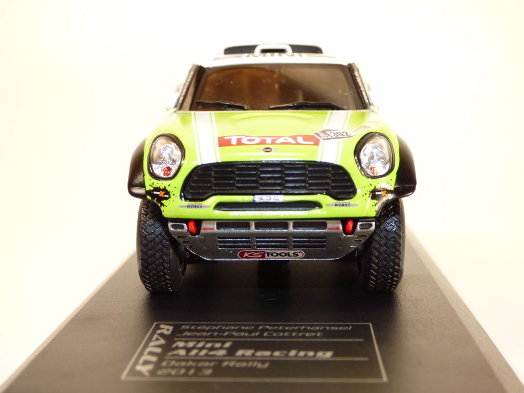 MINI ALL4 racing vainqueur Dakar 2013 Stephane PETERHANSEL 1/43 - Imagen 3 de 8