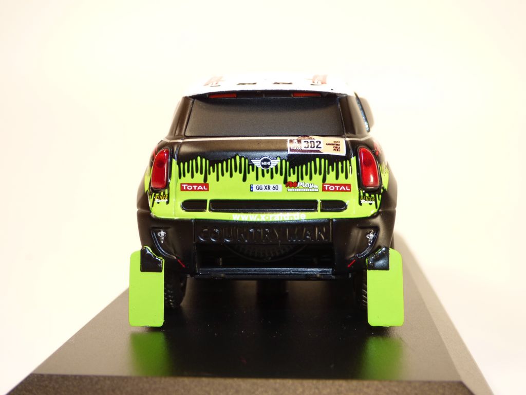 MINI ALL4 racing vainqueur Dakar 2013 Stephane PETERHANSEL 1/43 - Imagen 4 de 8
