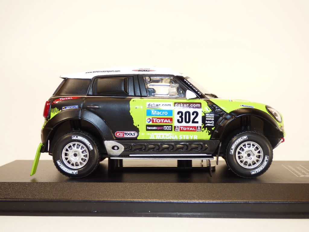 MINI ALL4 racing vainqueur Dakar 2013 Stephane PETERHANSEL 1/43 - Imagen 5 de 8