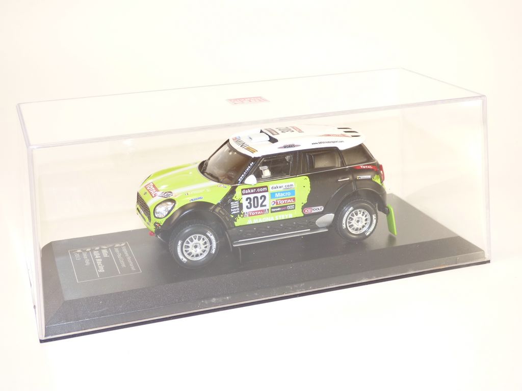 MINI ALL4 racing vainqueur Dakar 2013 Stephane PETERHANSEL 1/43 - Imagen 7 de 8