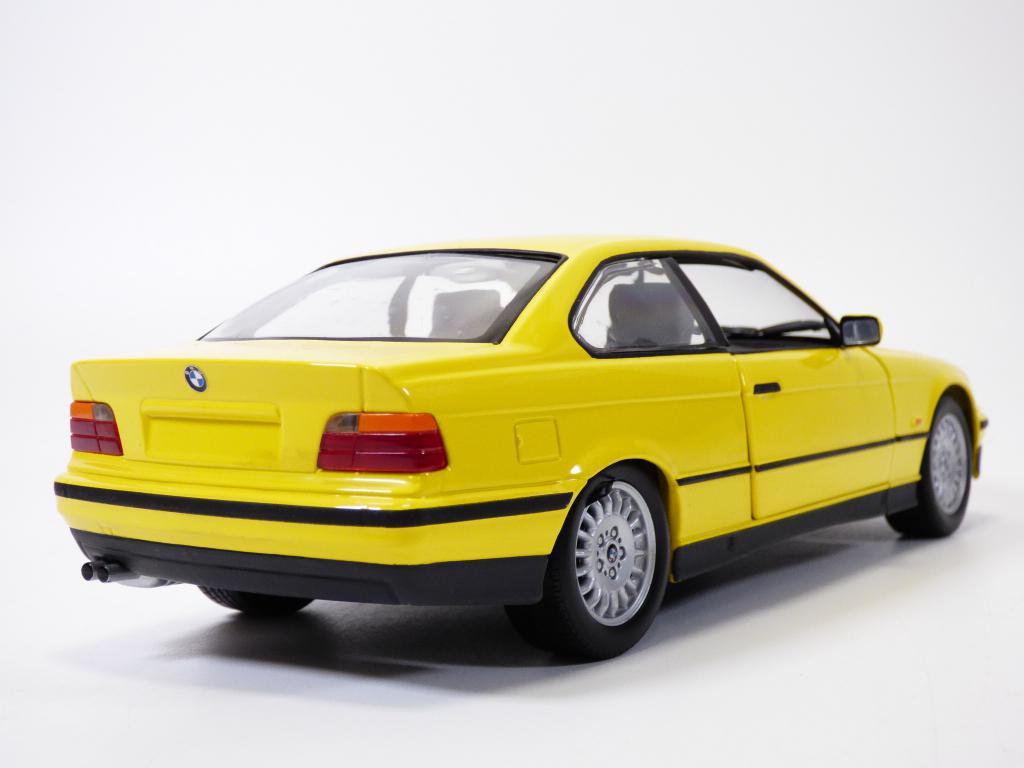 GEBRAUCHT in Box BMW 3er Coupe gelb E36 1/18 325i 320i 318i 316i 328i - Bild 2 von 6
