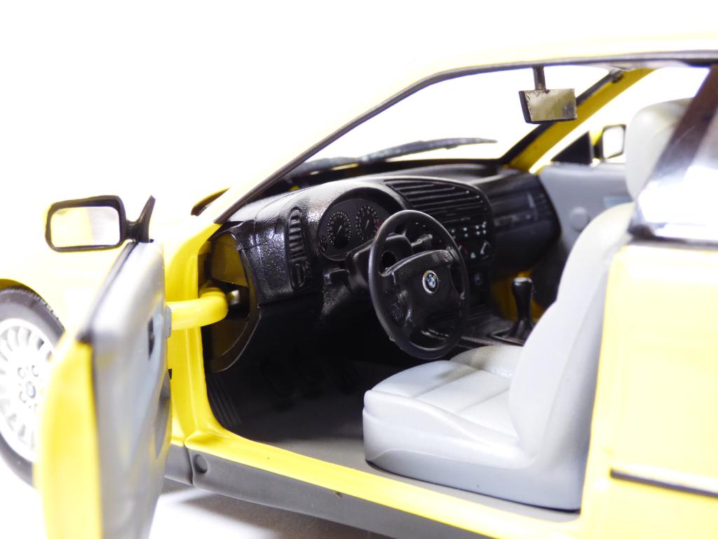 GEBRAUCHT in Box BMW 3er Coupe gelb E36 1/18 325i 320i 318i 316i 328i - Bild 3 von 6